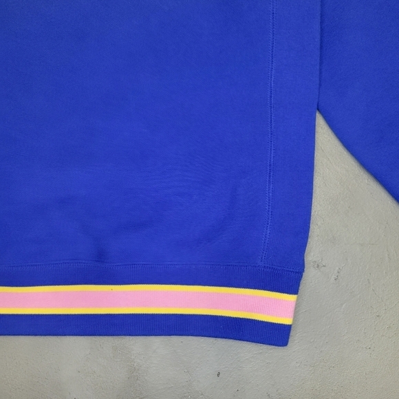 [Rare Find] CHAMPION X URBAN OUTFITTERS Exclusive V-Neck Sweatshirt Blue Size S - Picture 9 of 14